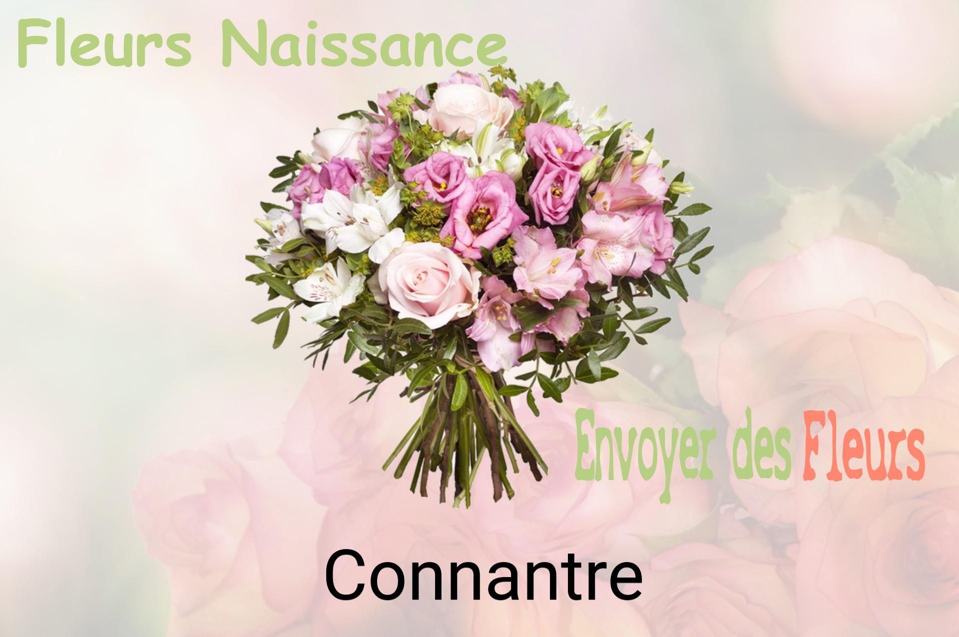 Bouquet de fleurs de naissance livré à Connantre